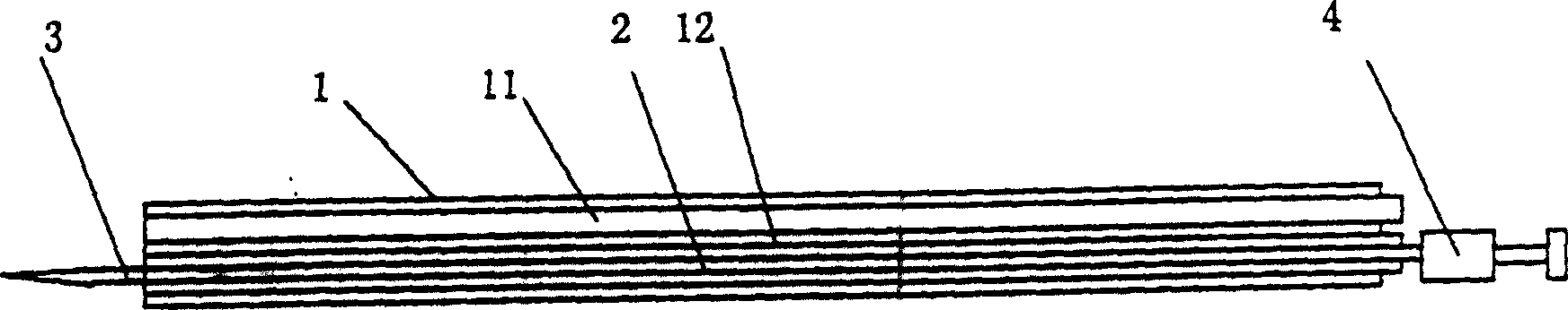 Liquid extracting apparatus for nerve endoscope operation