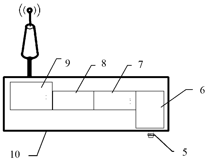 Movable real-time multipoint temperature acquisition device for dam