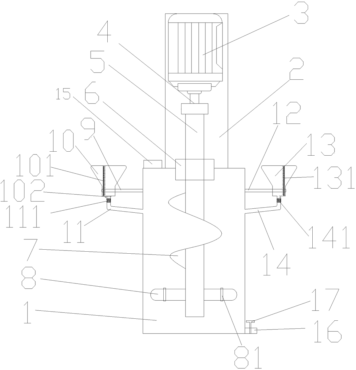 Medical disinfectant production device