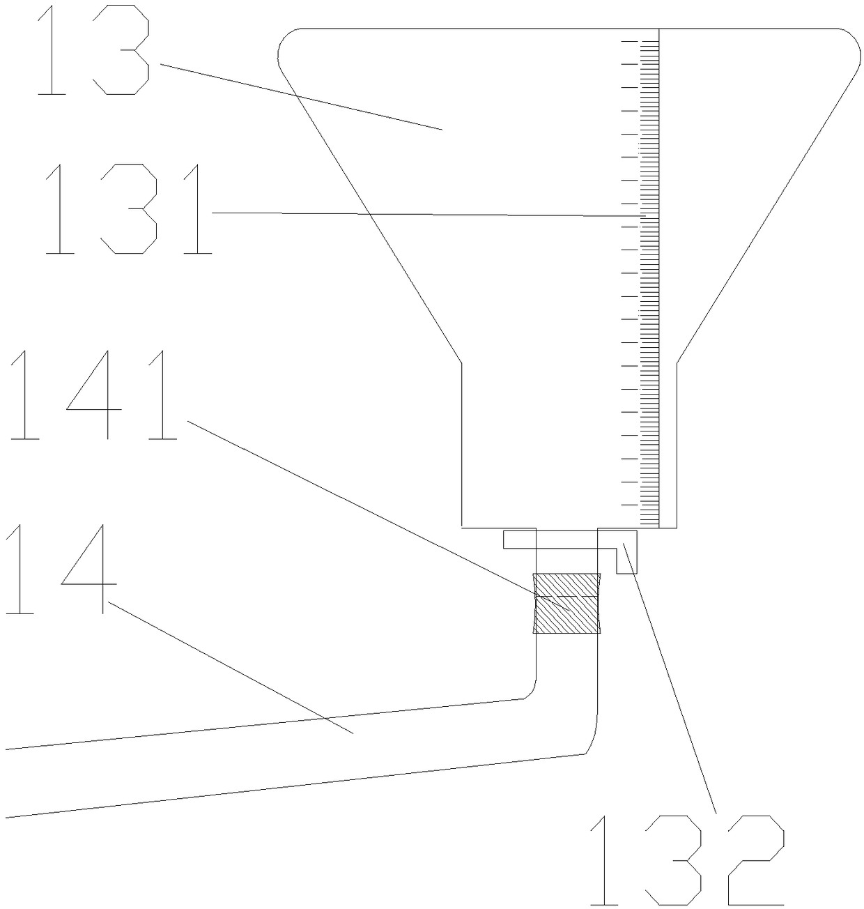 Medical disinfectant production device