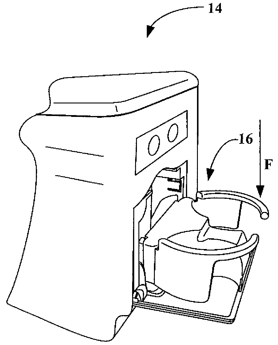 Retractable cup holder assembly