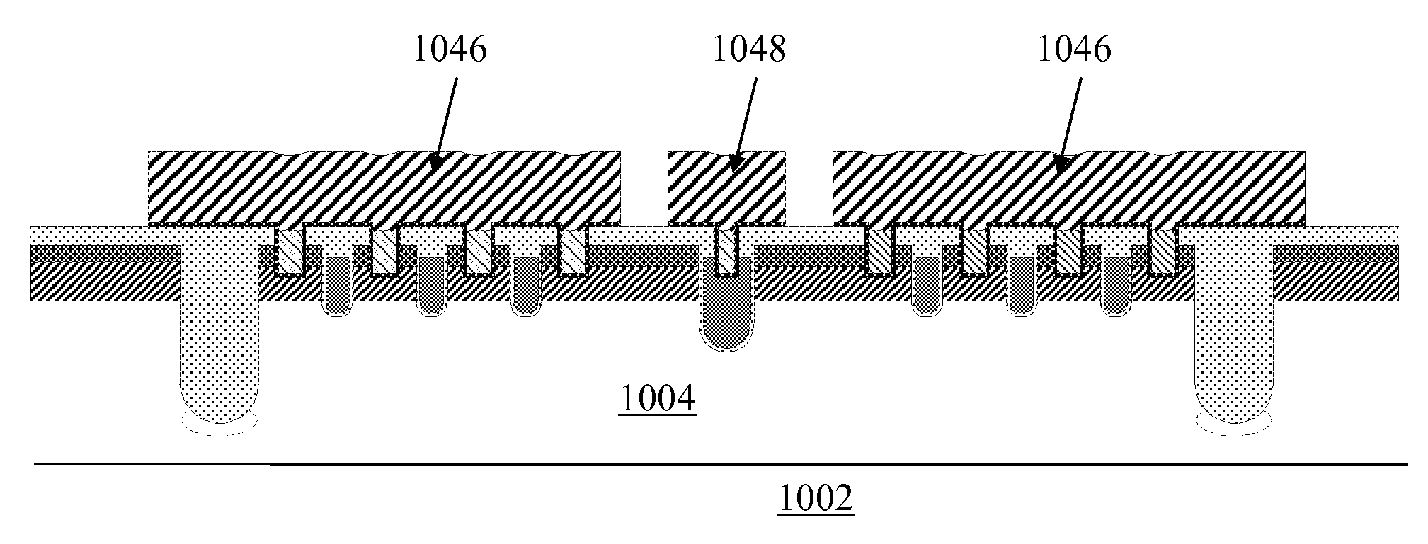 Oxide terminated trench mosfet with three or four masks