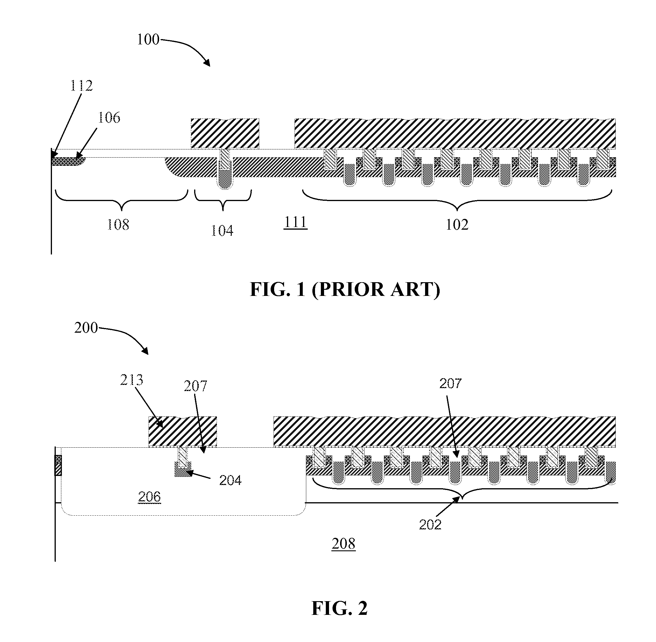 Oxide terminated trench mosfet with three or four masks