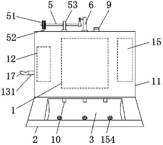 Pigpen feeding machine for livestock raising with cleaning structure