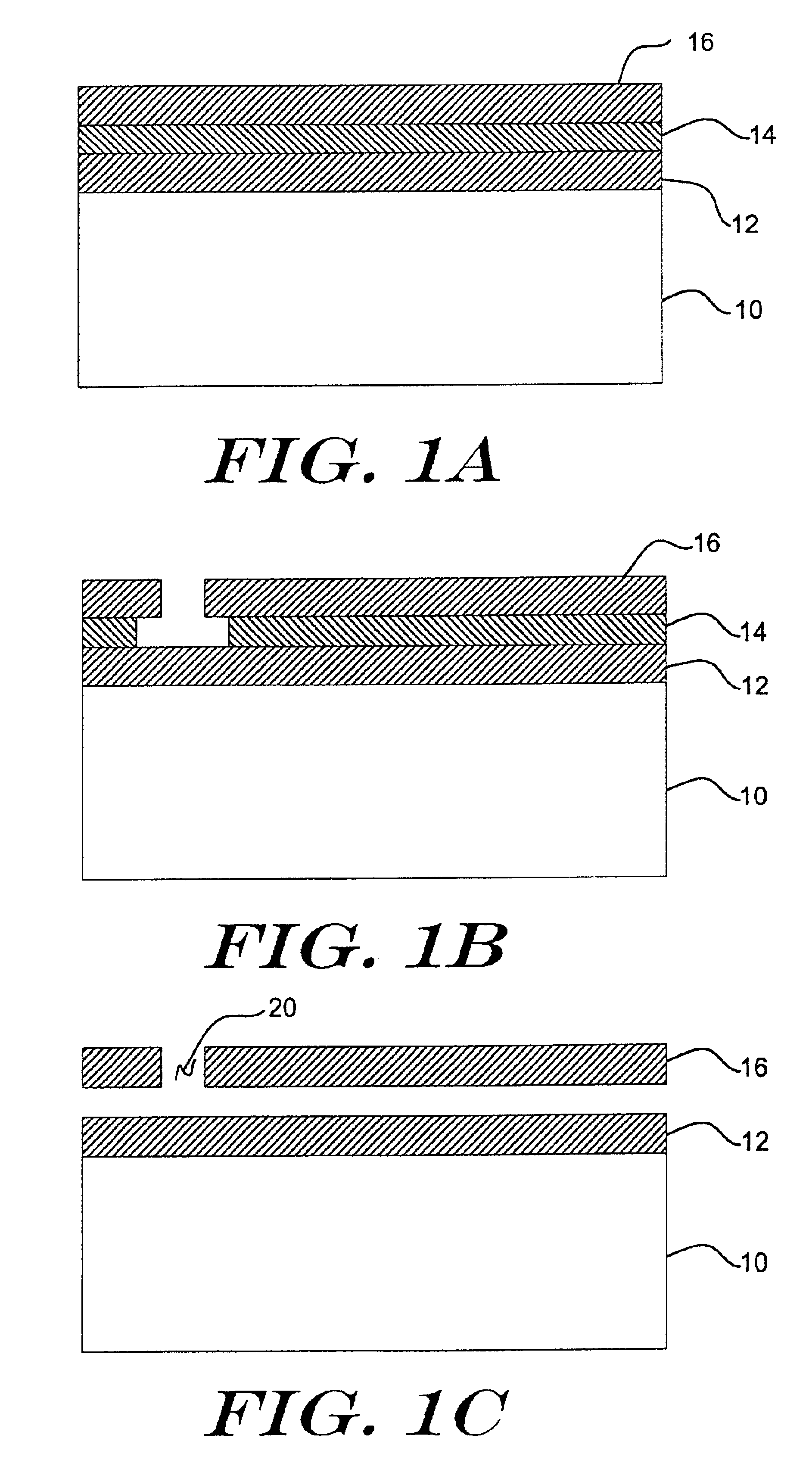 Use of an organic dielectric as a sacrificial layer