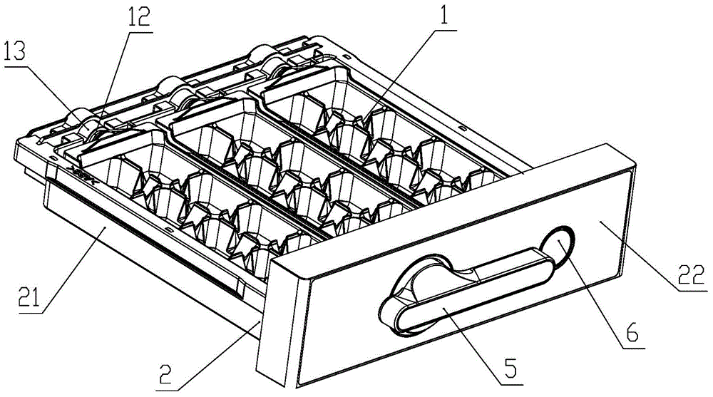 A kind of ice making device and refrigerator