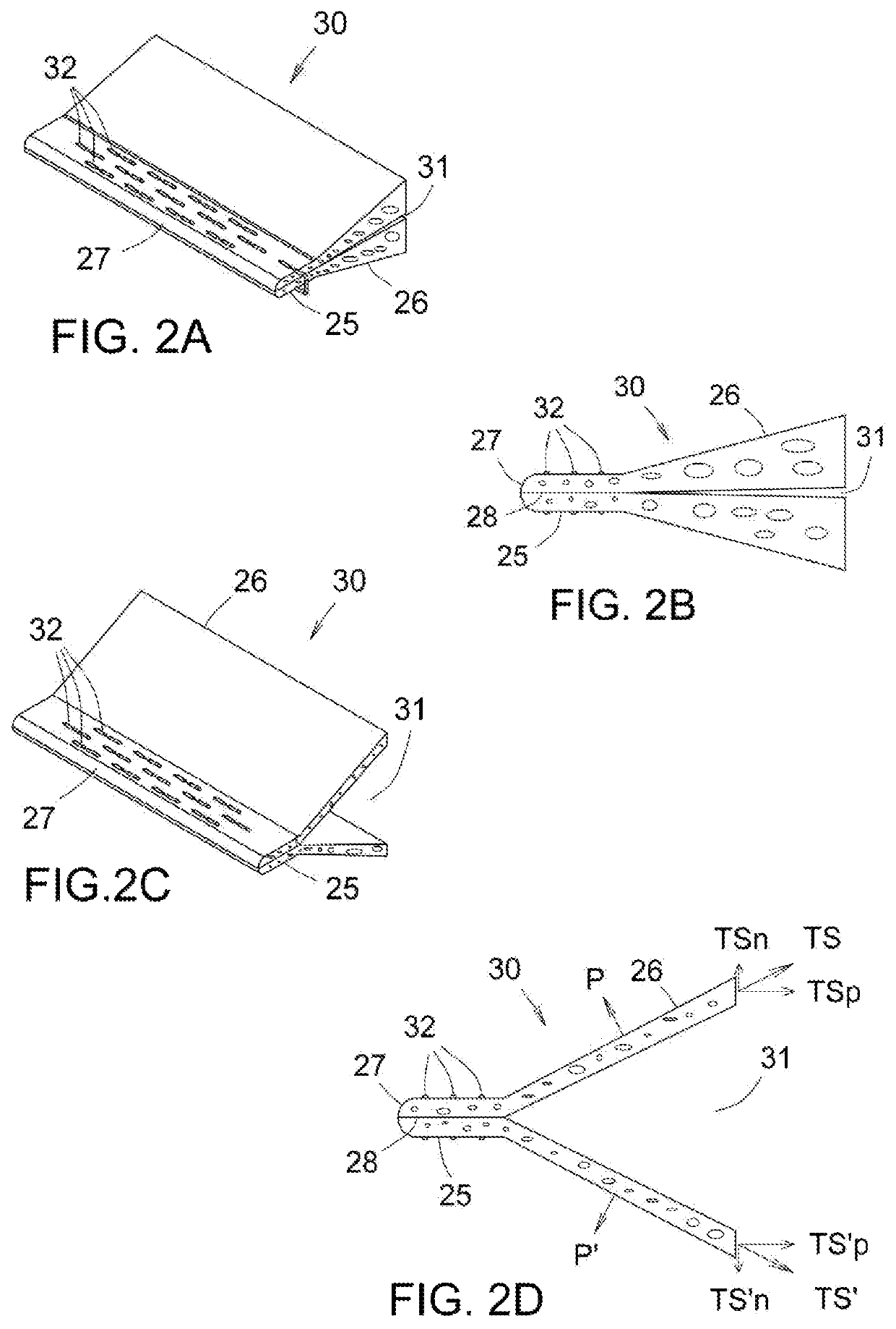 Surgical brace device for stapled tissue