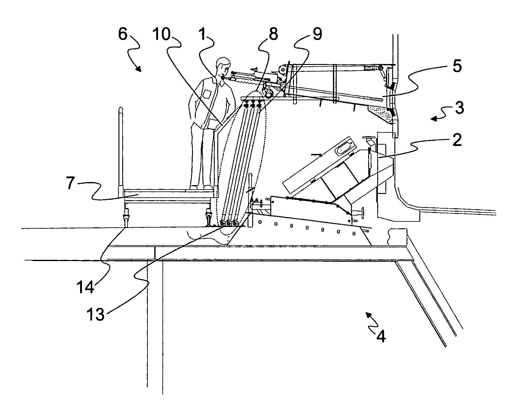 Shielding arrangement for the smelt spout area of a recovery boiler