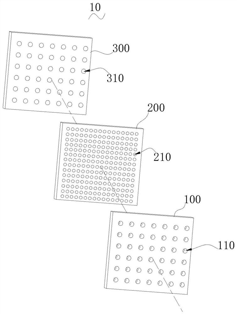 Filtering type non-woven fabric with special-shaped section