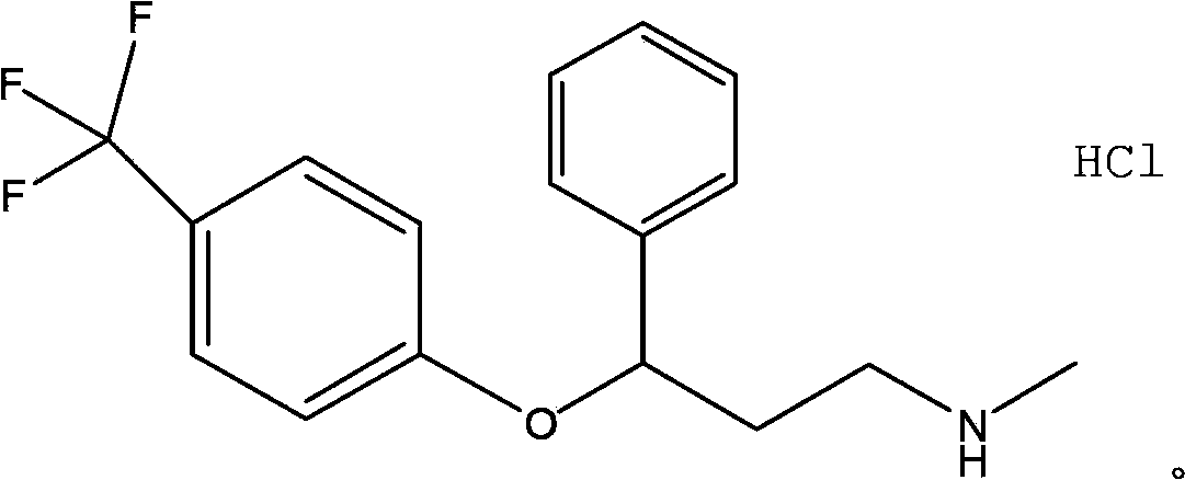 Fluoxertine hydrochloride compound and new preparation method thereof