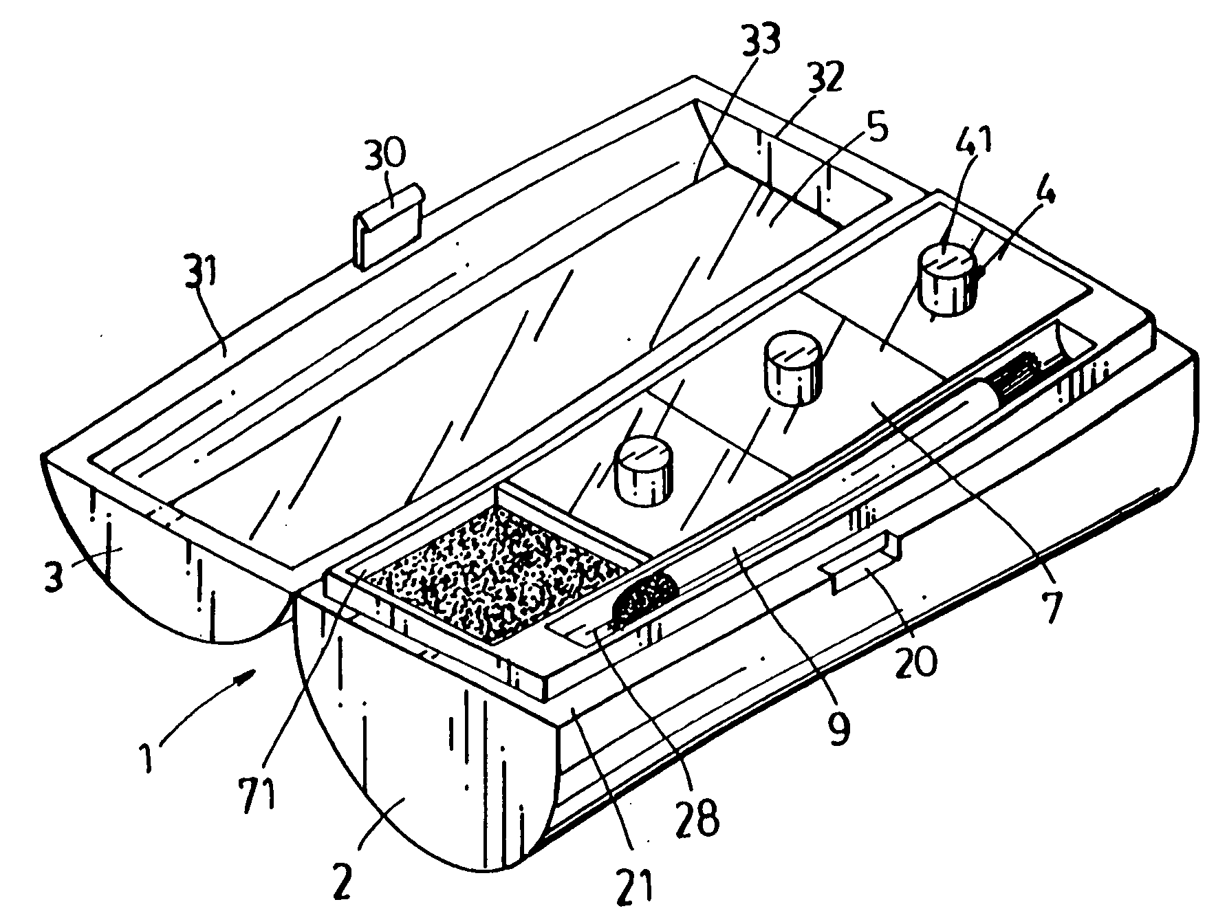 Multiple-color combination lipstick and cosmetic case