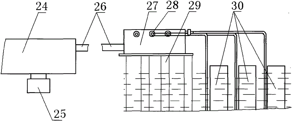 An ocean tidal drop pumping land reservoir power generation system