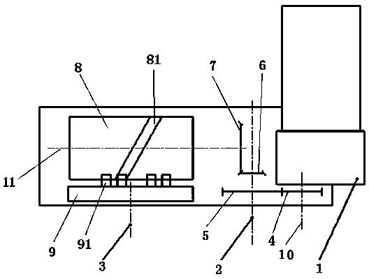 Motor speed change mechanism assembly and medium voltage switch using the assembly