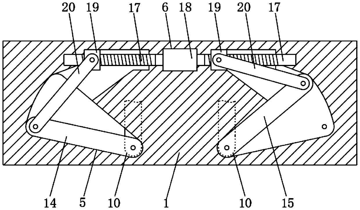 Postoperative nursing bed for thoracic surgery