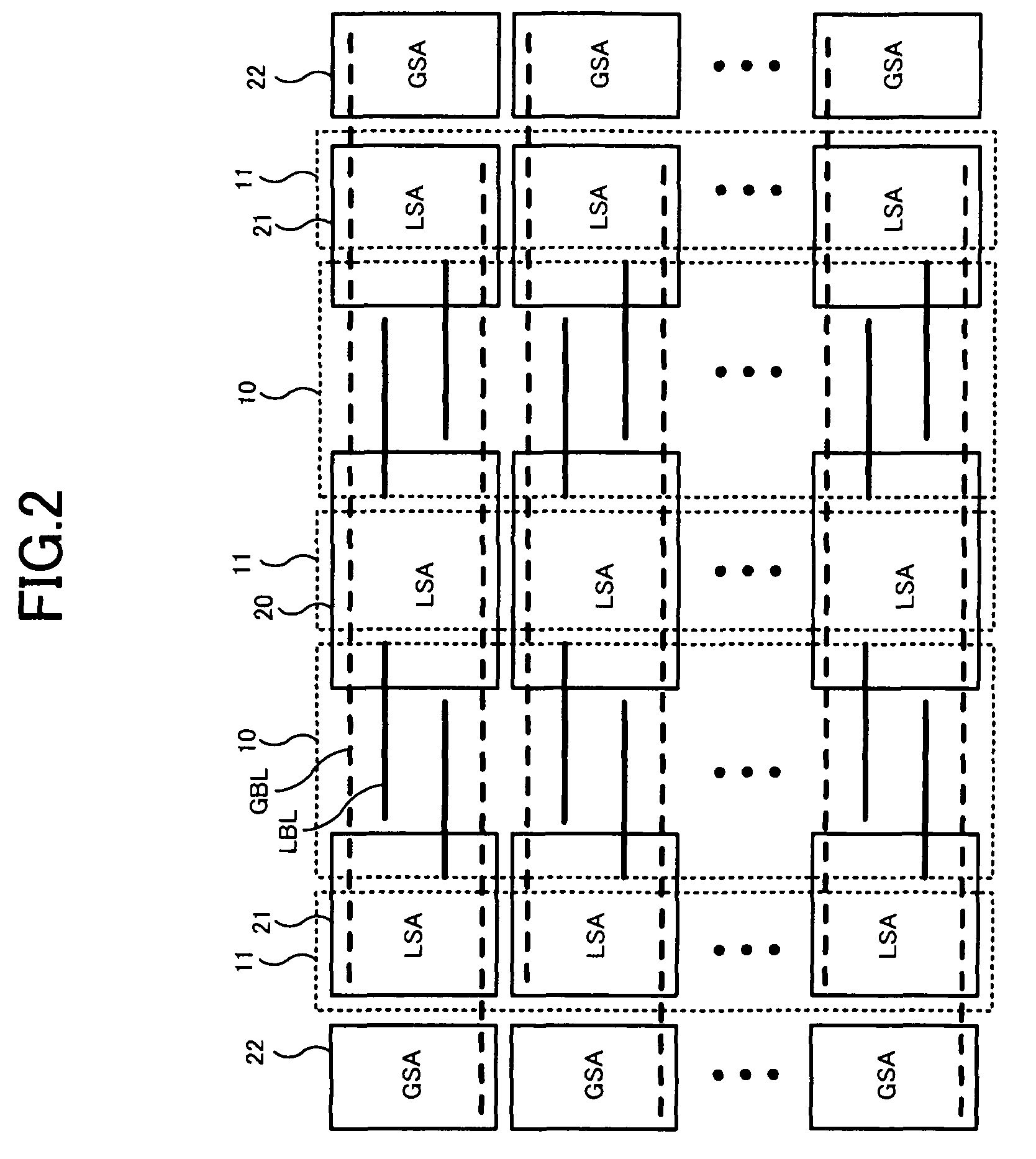 Semiconductor memory device having vertical transistors