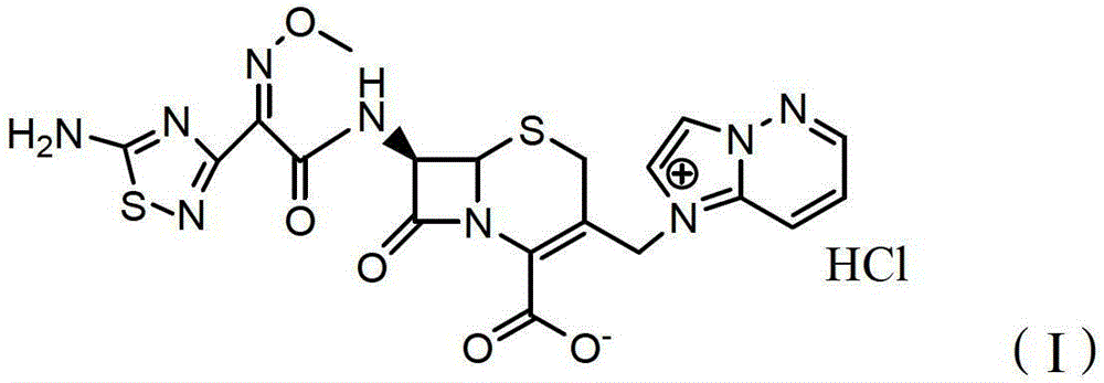 Preparation method of freeze-dried preparation of cefozopran hydrochloride