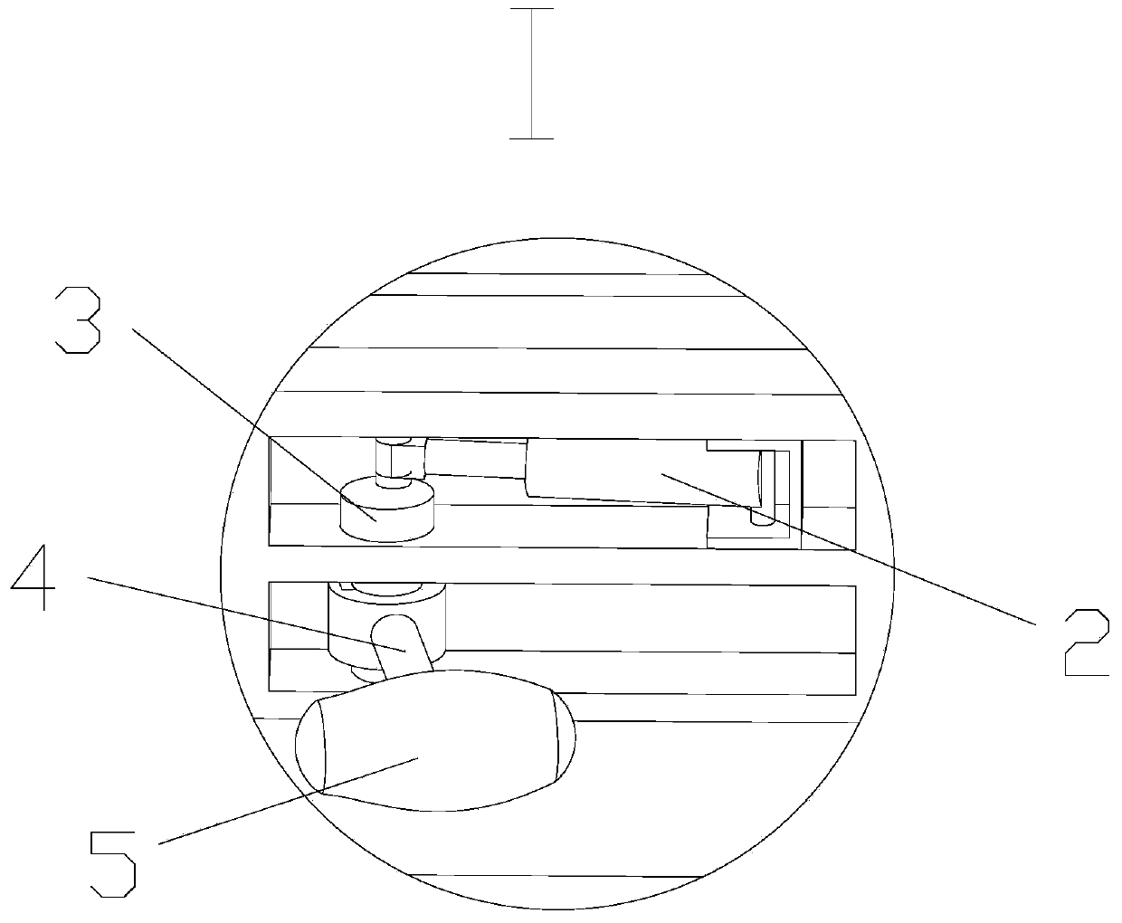 Air bag type anti-capsizing device for passenger ship