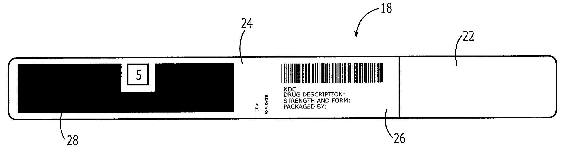 Visibly-Coded Medication Label And Associated Method, Apparatus And Computer Program Product For Providing Same