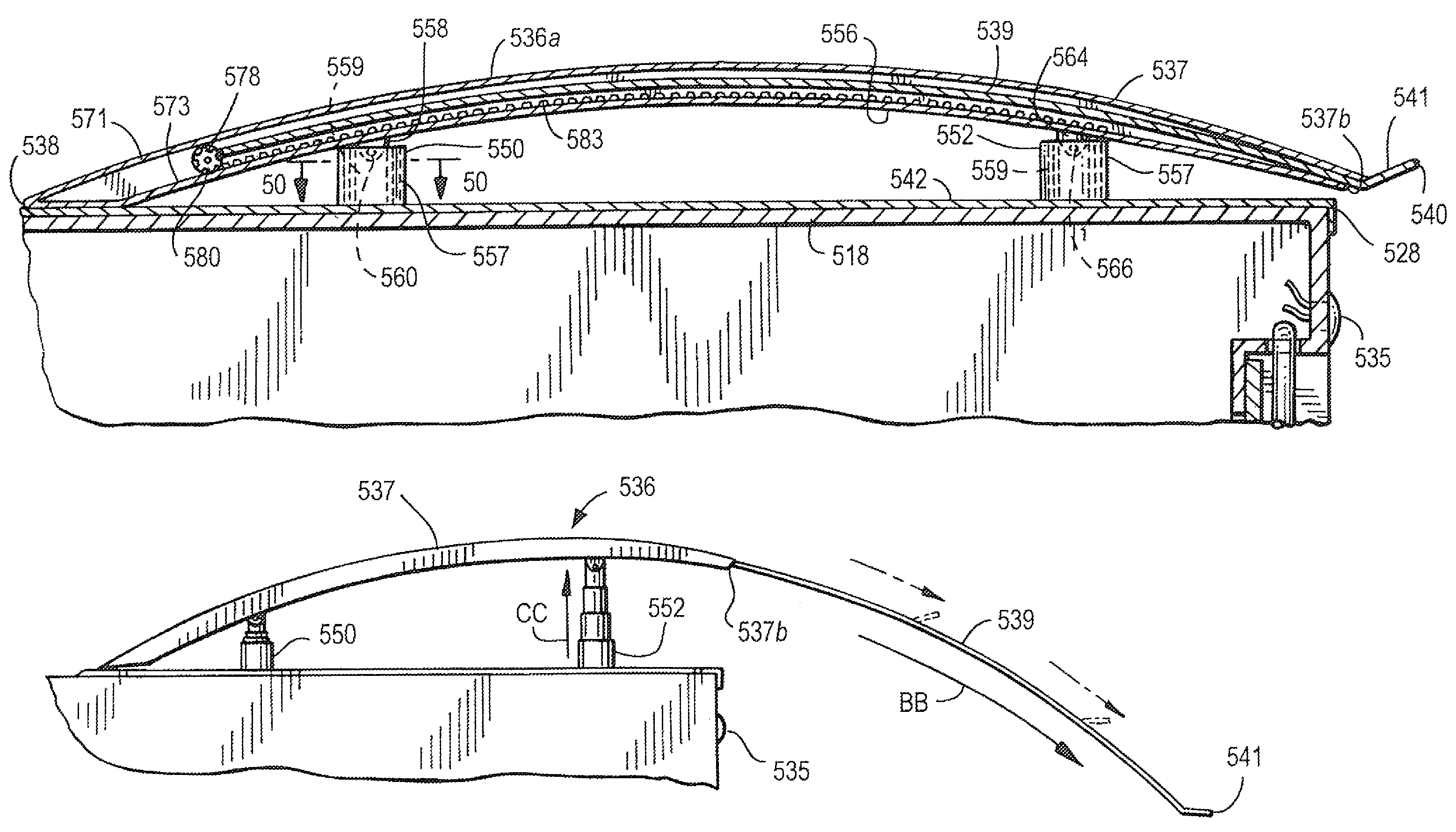 Retractable air deflection apparatus for reduction of vehicular air drag