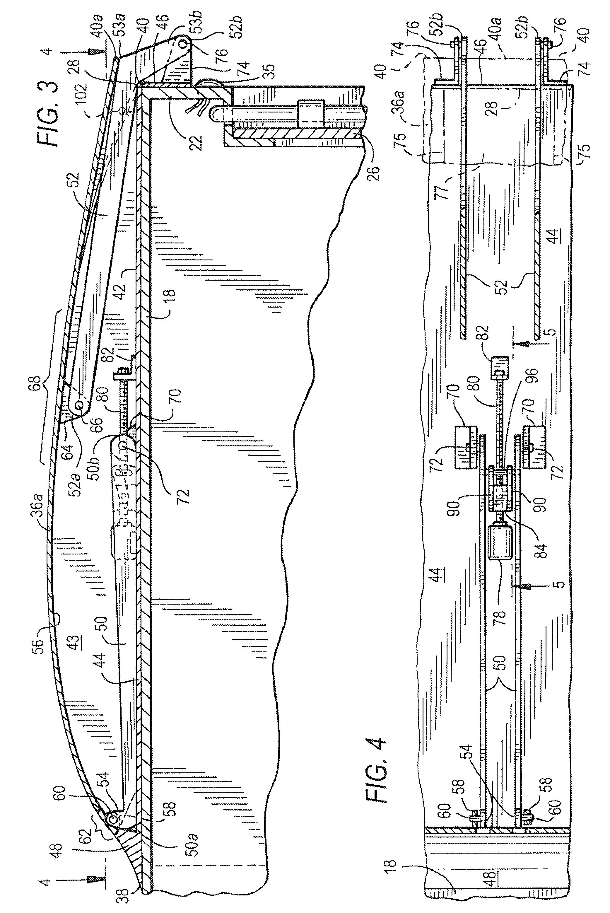 Retractable air deflection apparatus for reduction of vehicular air drag