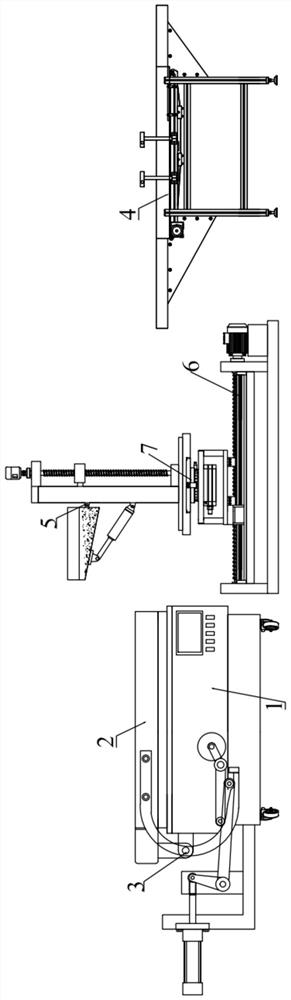 Automatic hot melting device for novel material and working method of automatic hot melting device