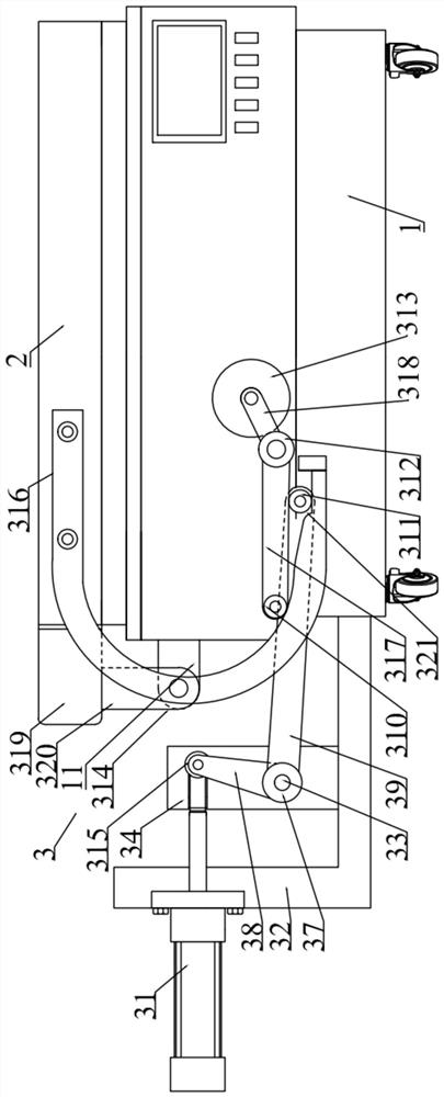 Automatic hot melting device for novel material and working method of automatic hot melting device