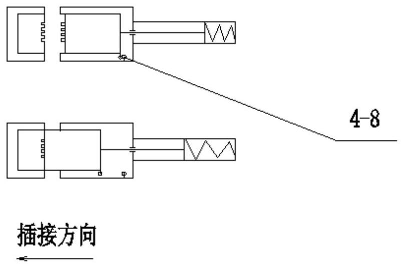 Automatic power supply plug-in system of torpedo car and plug-in control method of torpedo car