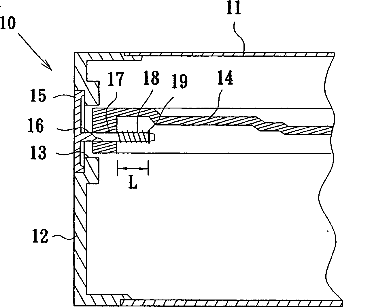 Panel module of optical disk drive