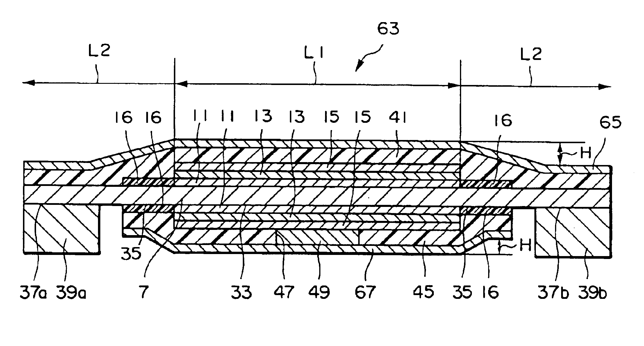 Thin-type surface-mount capacitor