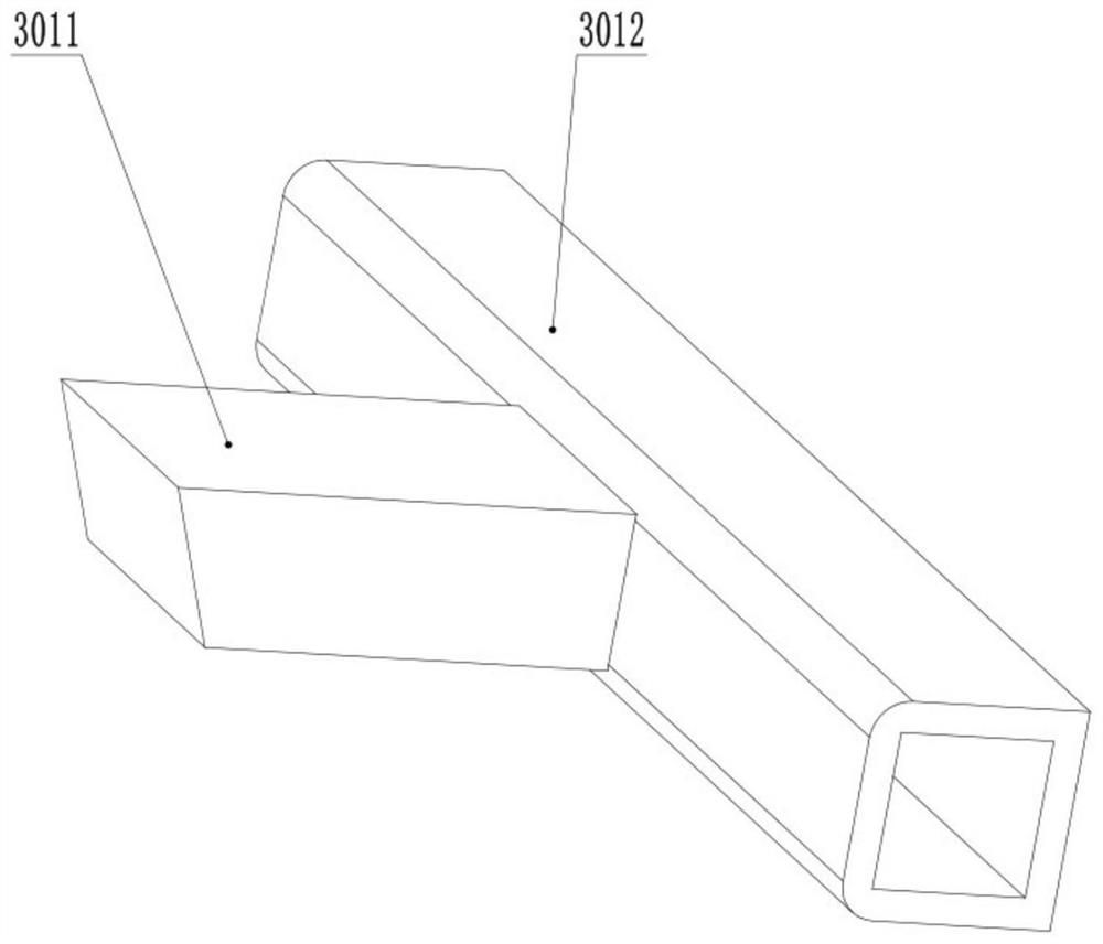 Straw poking device after compacting straws by tractor tire