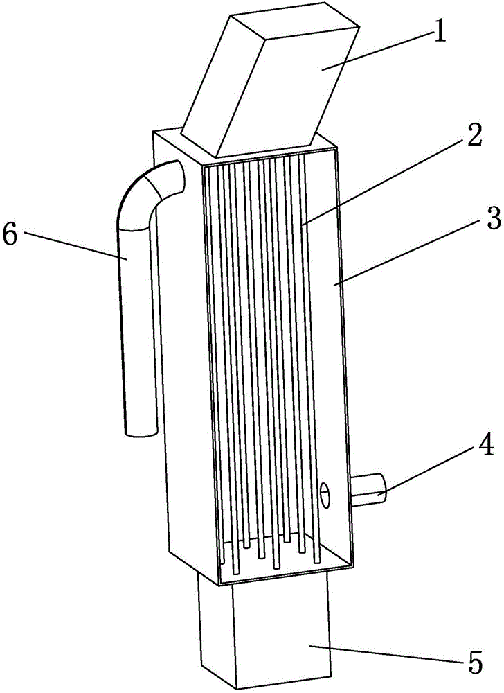 Quick cooling device for sand of lost-foam production line