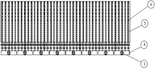 Zoning-regulating double-layer ammonia injection grid applied to selective catalytic reduction denitrification device for industrial flue gas