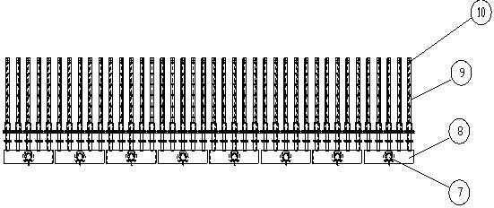 Zoning-regulating double-layer ammonia injection grid applied to selective catalytic reduction denitrification device for industrial flue gas