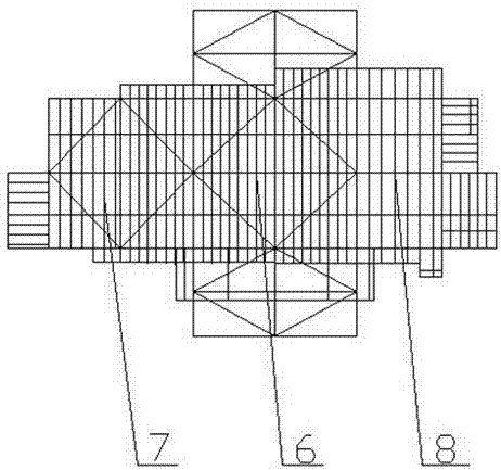 Building process of upper assembly of maritime booster station