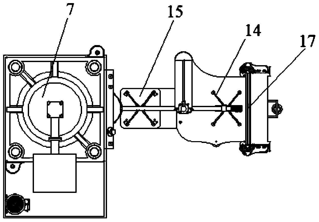 Friction stir welding device for 2219 aluminum alloy panel