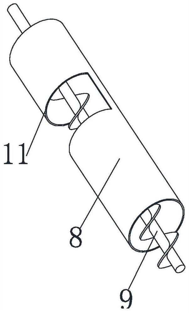 Pavement drying device for road engineering construction