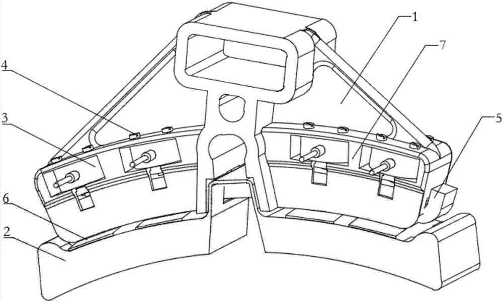 Dynamic brake shoe pressure measurement apparatus