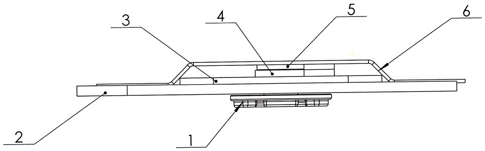 Matrix chest electrocardio electrode fixing device