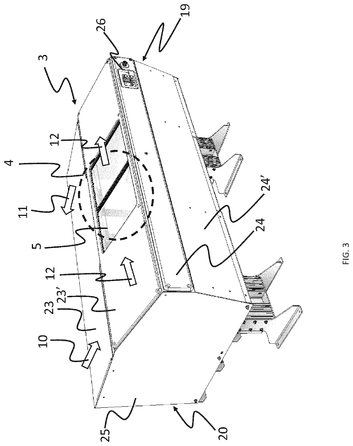 Access station for picking storage containers