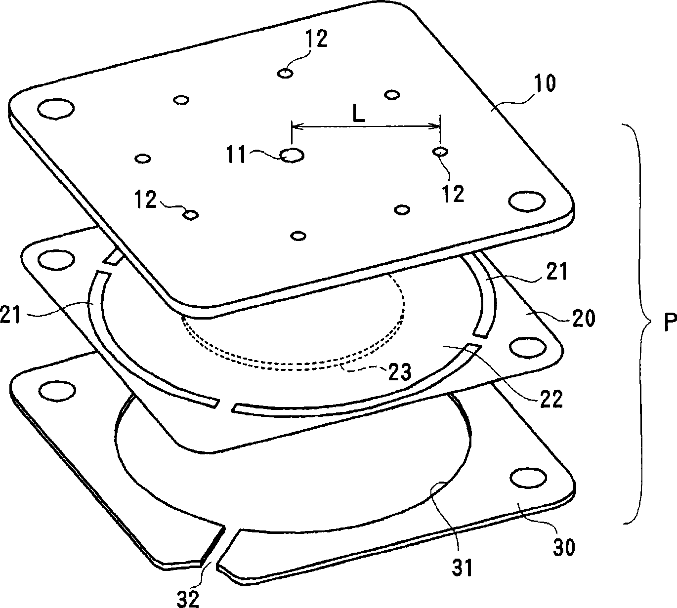 Piezoelectric pump