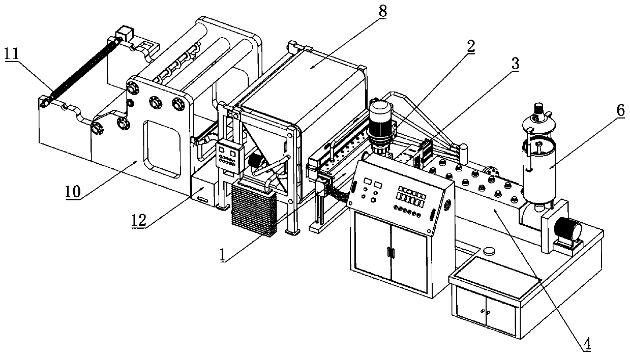 Melt-blown fabric and device for processing the melt-blown fabric