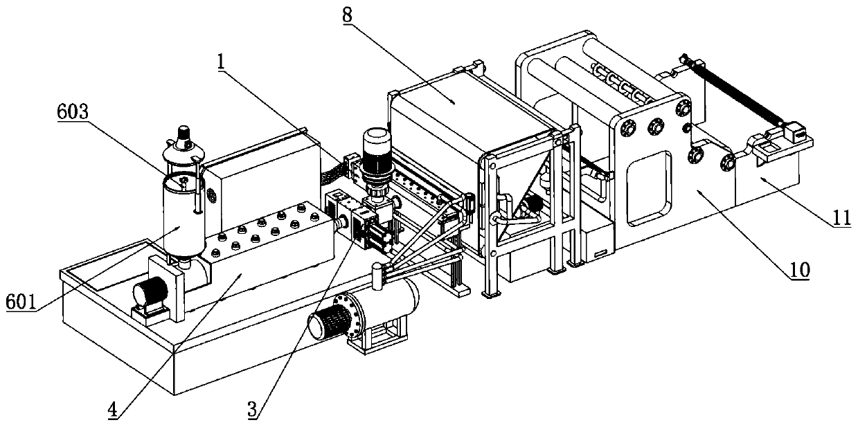 Melt-blown fabric and device for processing the melt-blown fabric