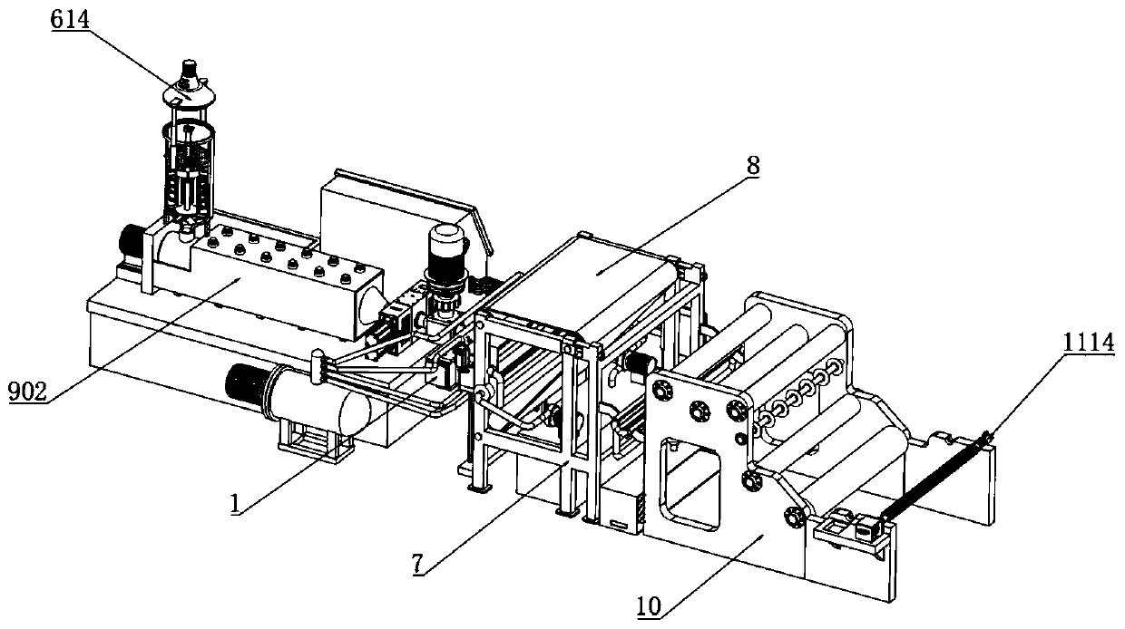 Melt-blown fabric and device for processing the melt-blown fabric