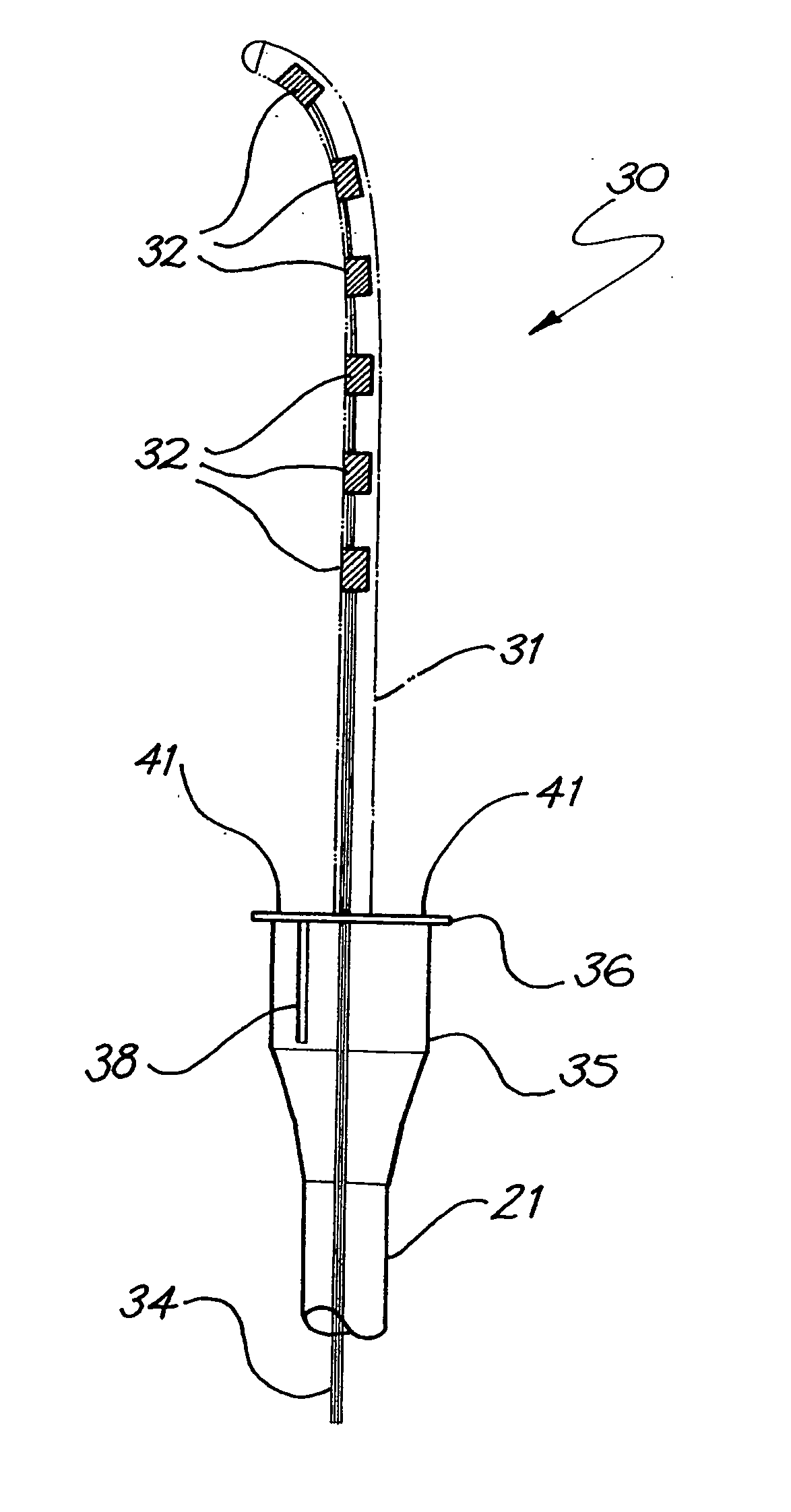 Cochlear implant electrode array