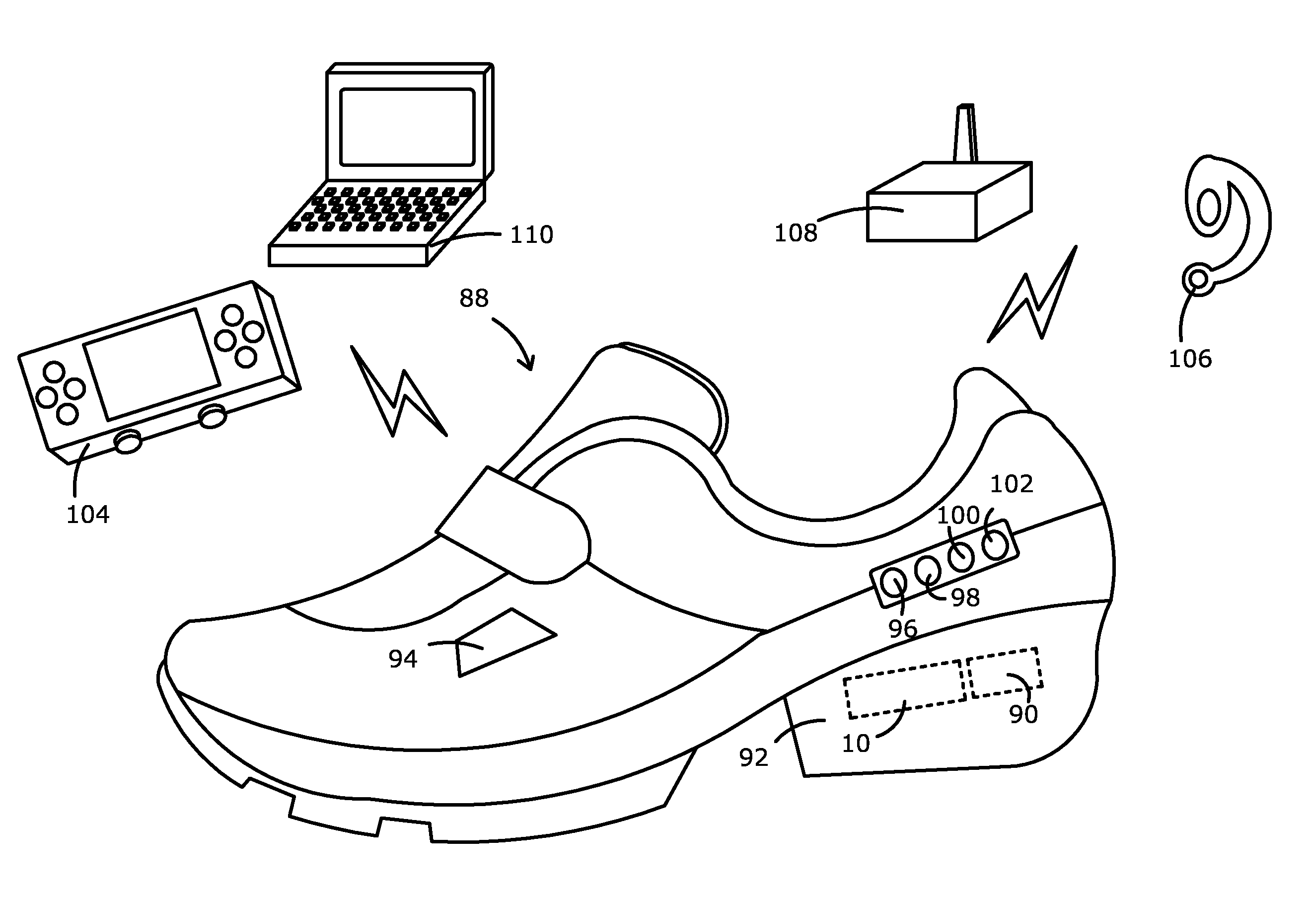 Modular plug and wear covert alarm locator apparatus