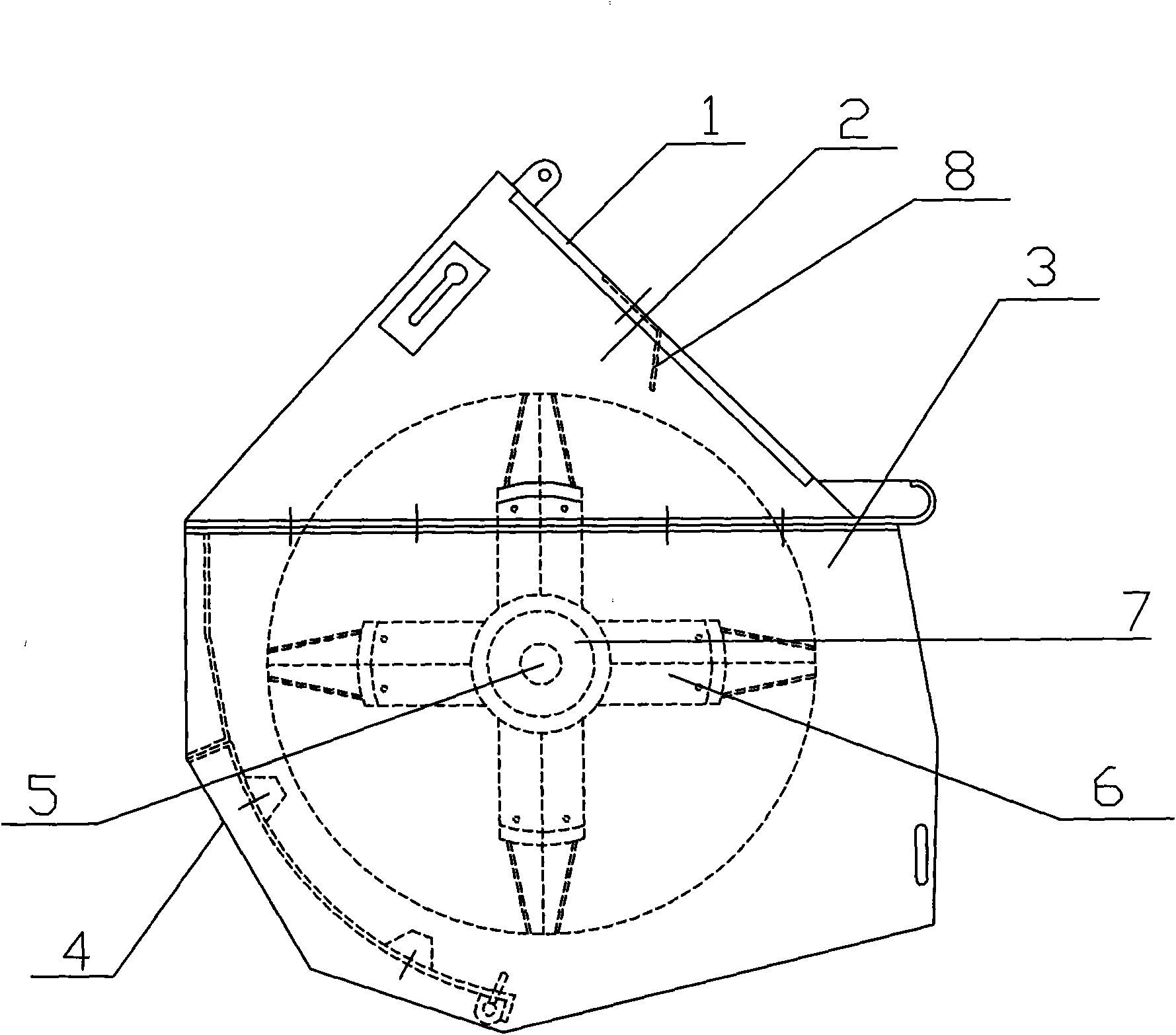 Rice/wheat straw shredder