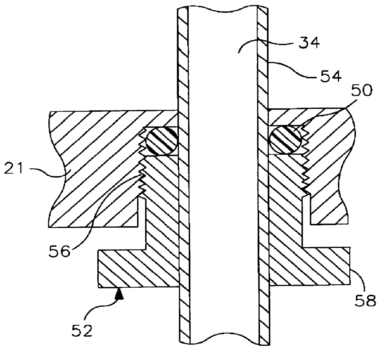 Tube and shell reactor with oxygen selective ion transport ceramic reaction tubes