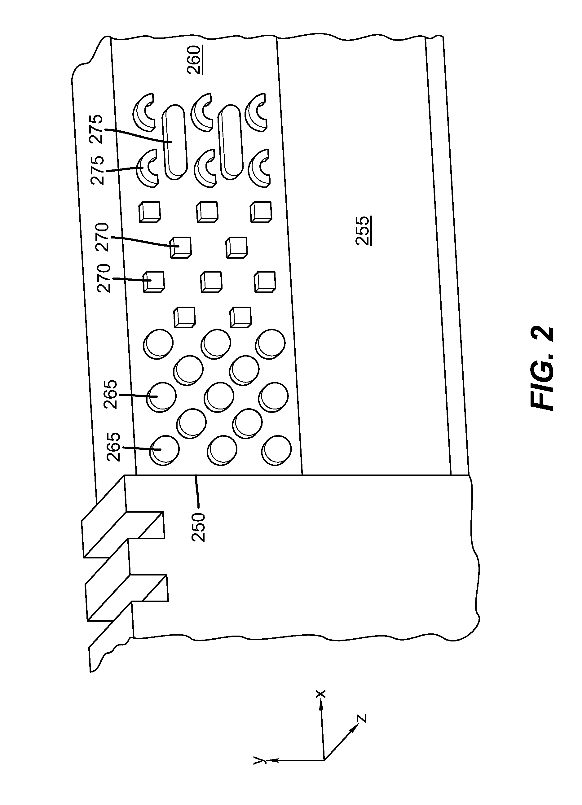 Fluid conveyance system including flexible retaining mechanism