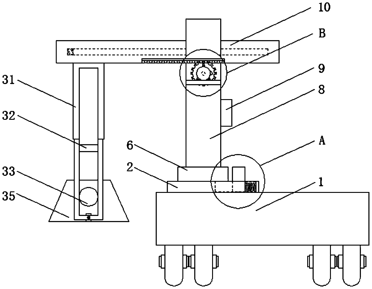 Full-automatic transplanting device