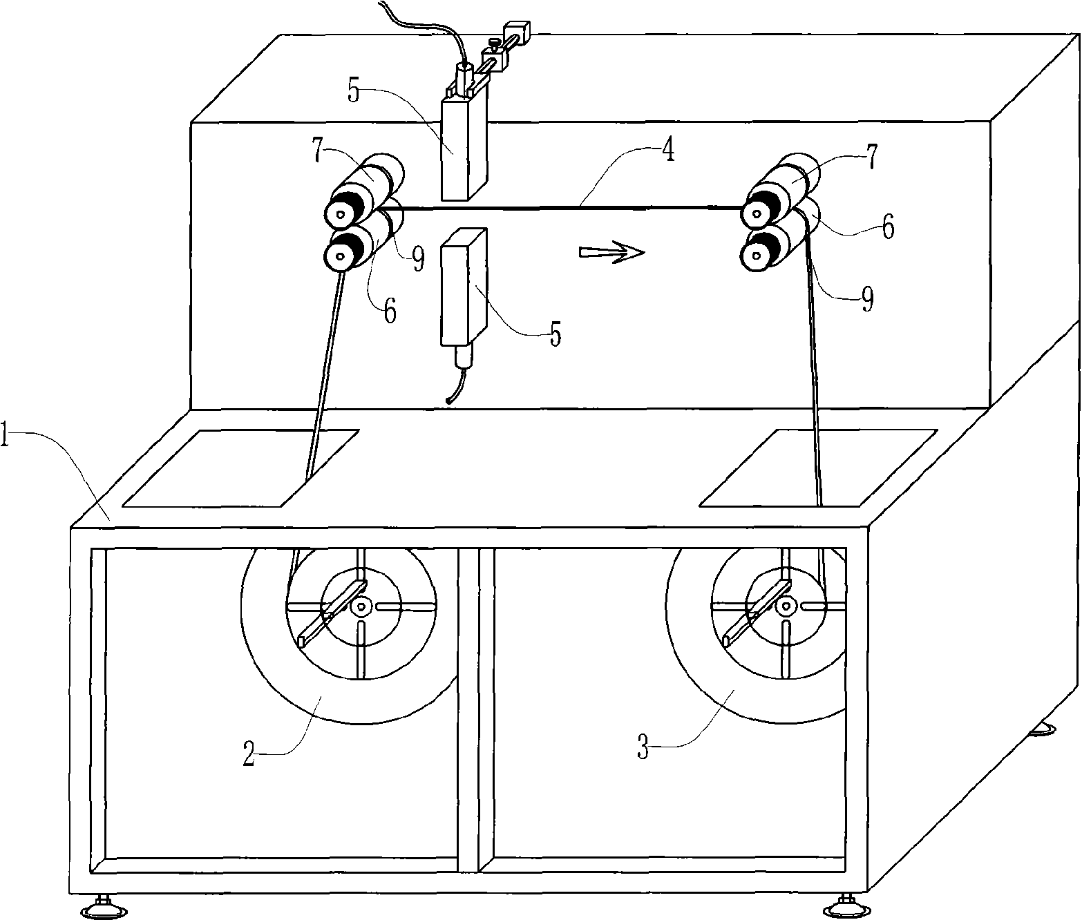 Printing machine for cable markers